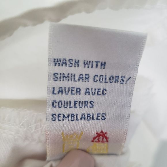 RICKI'S off white classic button down Ladies Shirt medium - Picture 4 of 6